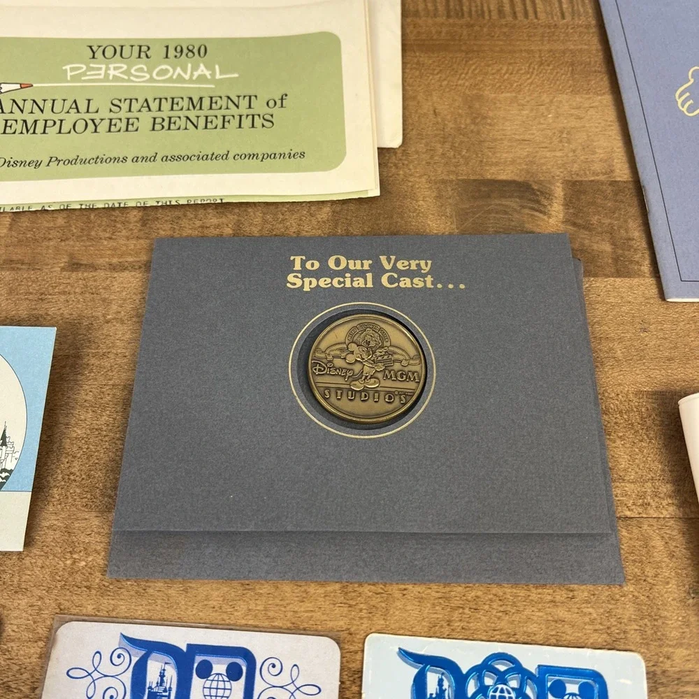 Vintage‎ Disneyland/Disney World Employee Cast Member Admission Pass & More!